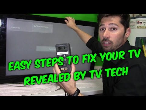 LED LCD TV REPAIR GUIDE  How to troubleshoot without meters or testers