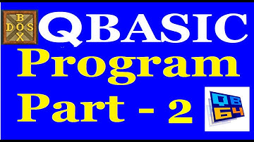 Qbasic control statement #qbasiccontrolstatement #howtowriteqbasicprogram