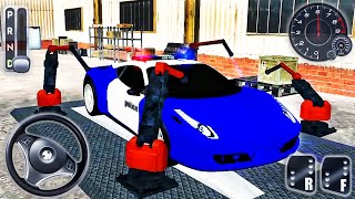 Police Car Wash Service - Gas Station Parking Simulator - Android GamePlay screenshot 4