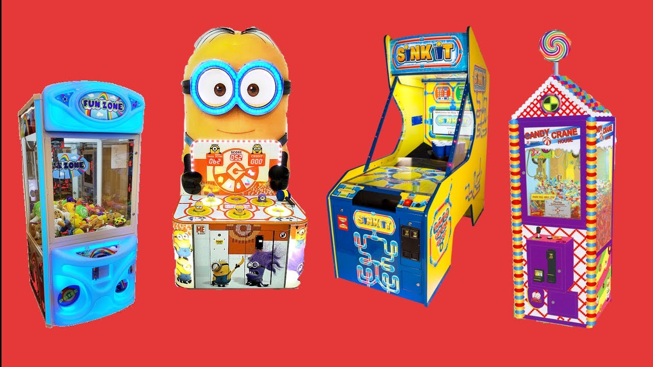First Try Claw Machine Win! Despicable Me Minion Whacker and More