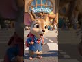 AJ mouse school ja rha hy sath cat bhi