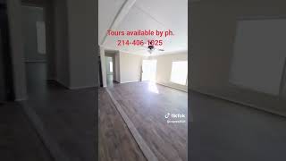 Manufactured homes for sale or rent, call 214-406-1025!!!