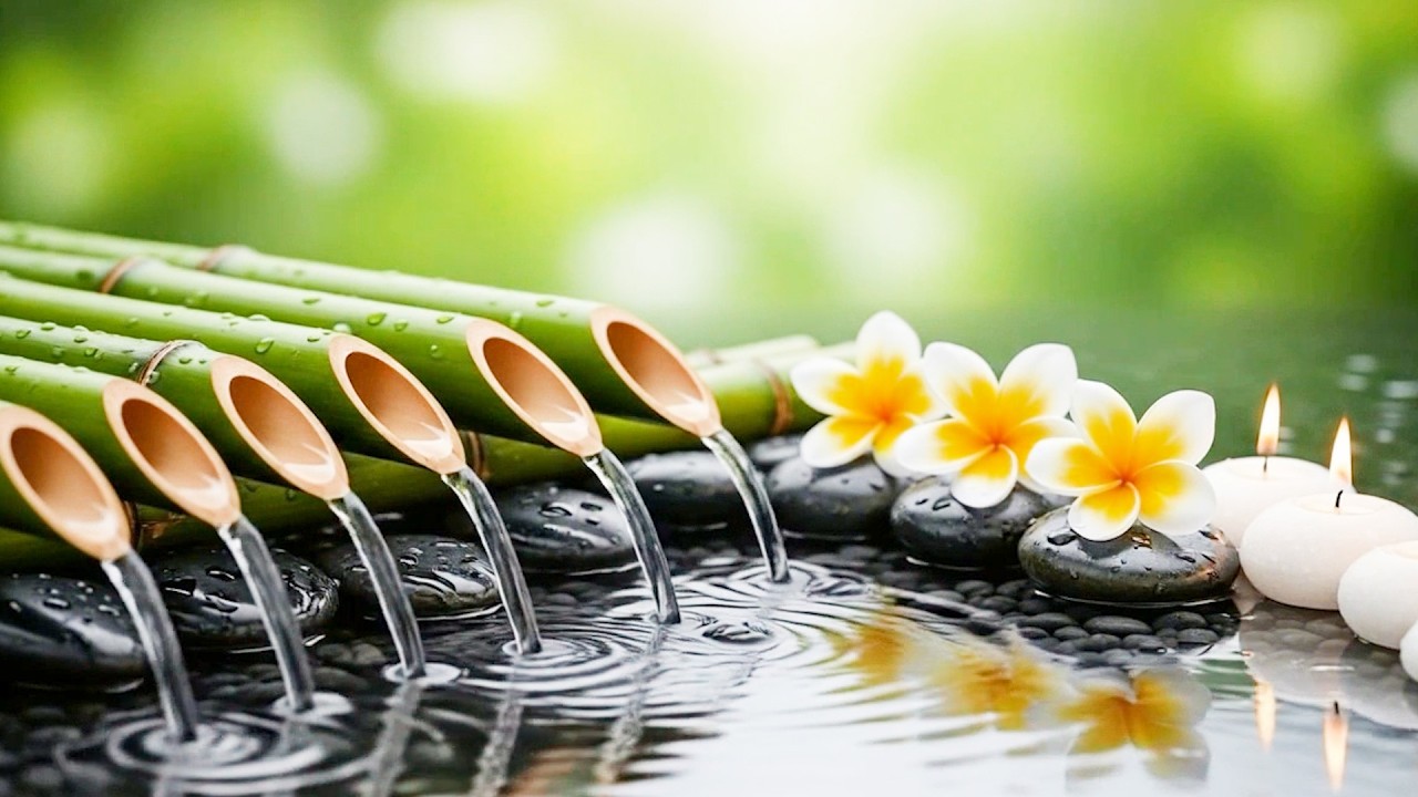 Ultimate Zen Bamboo Water Sounds 🌿 Birds & Soft Piano for Deep Sleep (10 Hours)