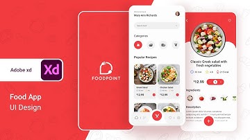 Food App Design (Mockup + Prototype)