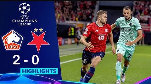 Résumé | Lille - Slavia Prague (2-0) tout les buts