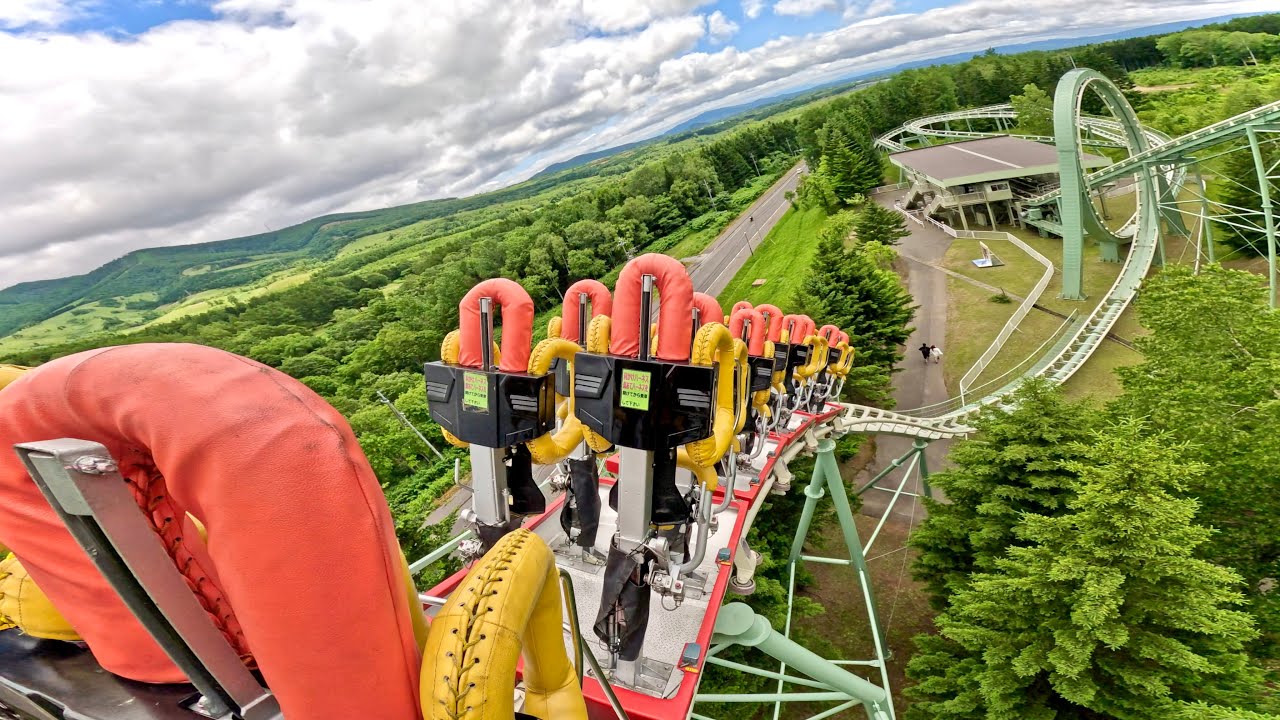 スタンディングコースター 最後尾 on-ride POV (乗車映像) / ルスツ