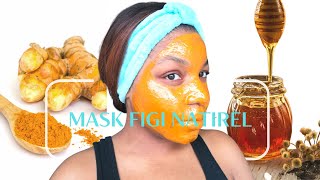 Mask Figi Natirèl | Pou Diminye Akne, Mak, ak Enflamasyon