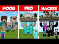 Minecraft NOOB vs PRO vs HACKER: FAMILY STATUE HOUSE BUILD CHALLENGE in Minecraft / Animation