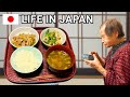 Japanese Grandma’s Healthy Dinner | 93-Year-Old Cooks Wild Veggies & Apple Dessert
