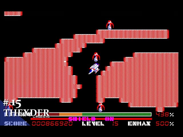 Play】PC-8801 テグザー #15 レトロゲーム - YouTube