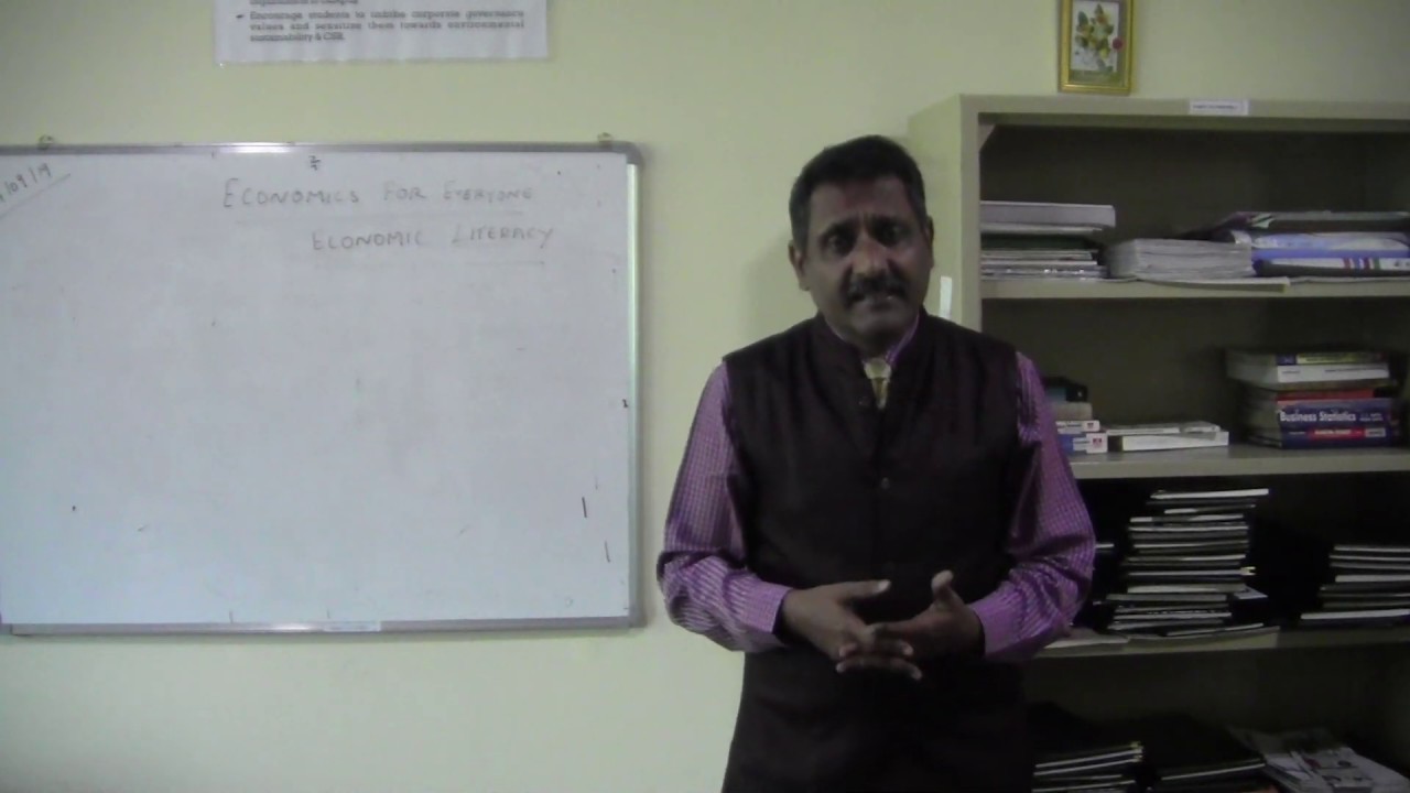 Economics For Everyone Series  Lecture 2 Relevance of  understanding  Economics