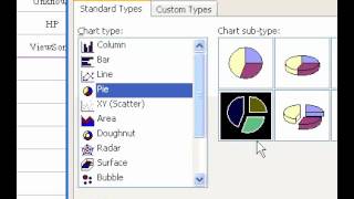 Microsoft Office Excel 2003 Change the chart type of an existing chart