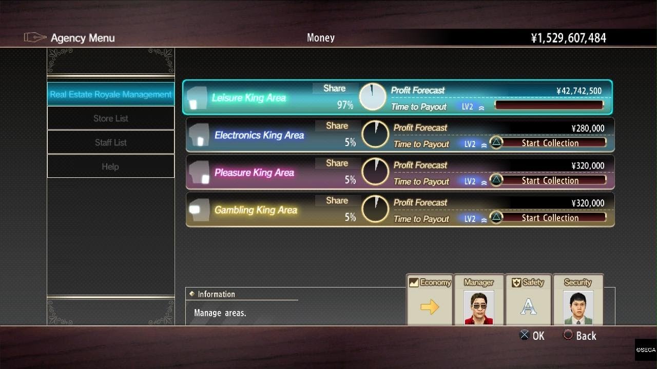 YAKUZA 0 Electronics king Properties YouTube