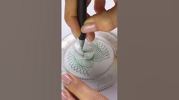What does this pattern resemble??? Magic Ruler Small ruler, big wisdom #shorts #2024 #spirograph