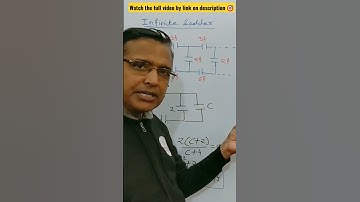 How to find Equivalent Capacitance of Infinite Ladder / Class 12th Physics/IIT/NEET 🎯🎯