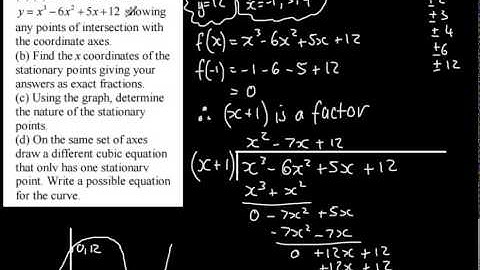 Core 2 - Differentiation 4 - Harder Stationary Points Questions 1 (Max min problems)