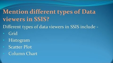 SSIS Interview Questions and Answers for freshers and experienced– Part 5