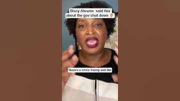Stacy Abrams said this about the gov shut down #politics #america #government #capcut #shorts