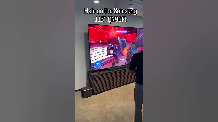 X-Box Halo on the Samsung 115" QN90F TV!