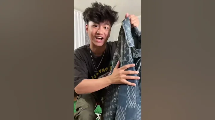 STYLING LOUIS VUITTON X NIGO DENIM JACKET AND UNION SNEAKERS! 💧👟 *$5000+ #shorts