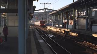 筑肥線 103系1500番台E14+E15 快速福岡空港行き 唐津駅到着