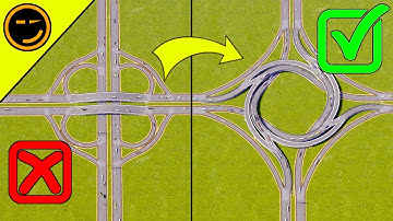 Smooth Pinavia Interchange in Cities Skylines, Vanilla and Moded Tutorial featuring Node Pulling