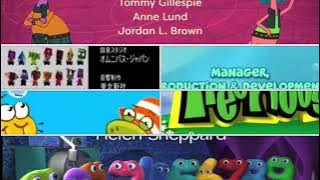 Bubble Guppies, Caillou, Handy Manny, H&T, Midnight Horror School, Numberjacks, WIOW Credits Remix