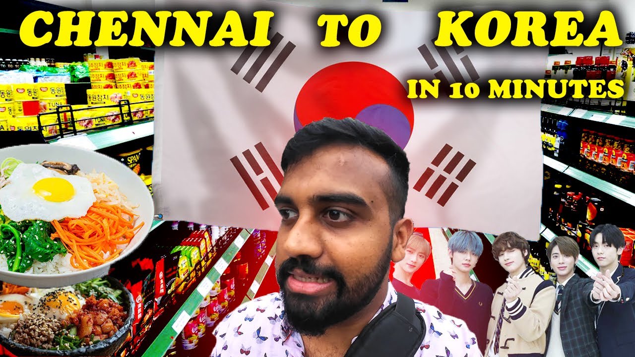 KOREAN Street in CHENNAI | SEOUL Supermarket & ONIS Restaurant | தென் கொரியா | Korean Food