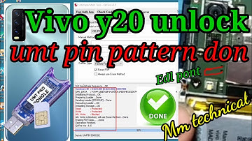 Vivo Y20 Pattern Unlock Umt