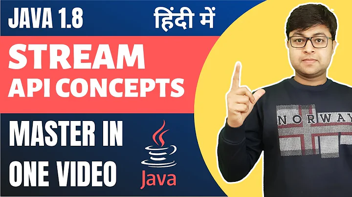 Master Stream API | Java Stream API in one video | All basics step by step in Hindi