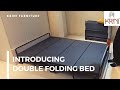 Krini furnitures double folding bed