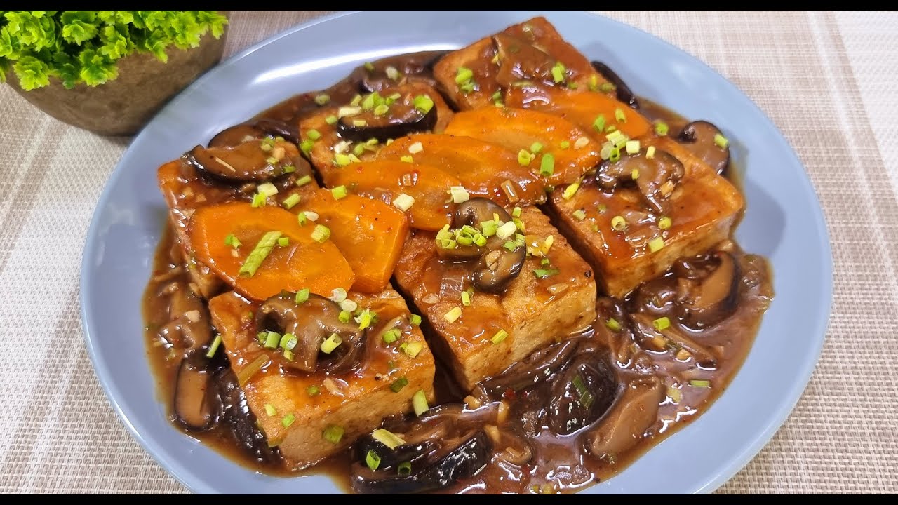 BRAISED TOFU Tofu Recipe YouTube