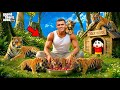 Franklin Shinchan Found Dangerous Tiger Cubs GTA 5 