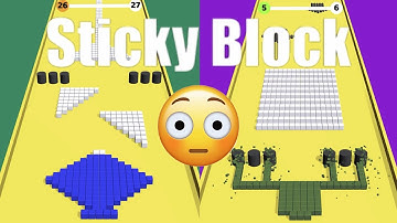 Sticky Block! ALL LEVELS! NEW GAME! *PART 1* #PRO