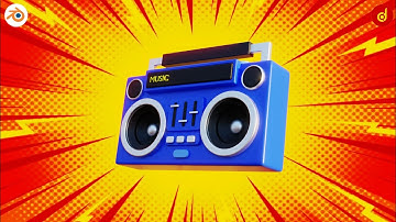 Boombox in Blender | Boombox 3D Modeling in Blender