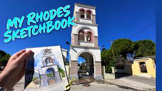 Urban Sketching in Rhodes | A Greek Island Sketchbook