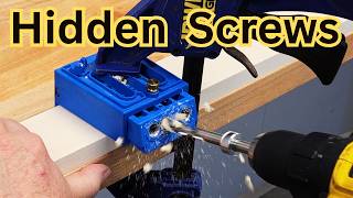 Easy DIY Wall Shelf Using a 'Kreg' Pocket Hole Jig