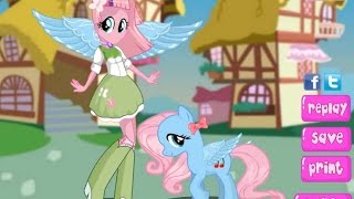 เกมส์แต่งตัวฟลัตเตอร์ชายเป็นคน l วีดีโอสำหรับเด็ก l Fluttershy Pony Vs Human | Videos for Kids screenshot 2