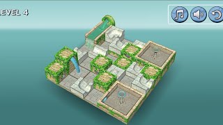 Flow Water Fountain 3D Puzzle | spring 11- level 1 to 4 screenshot 2