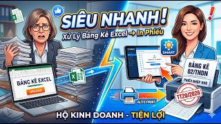 Up Excel BK vào Nano rồi Import thẳng vào Smart in ra bảng kê 02/TNDN | Mr Thạo SmartPro 0939371959