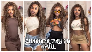 Summer SHEIN try on Haul 2022 | dresses, crop tops , \& more