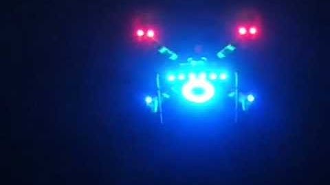 Drone DJI F450 essai LED