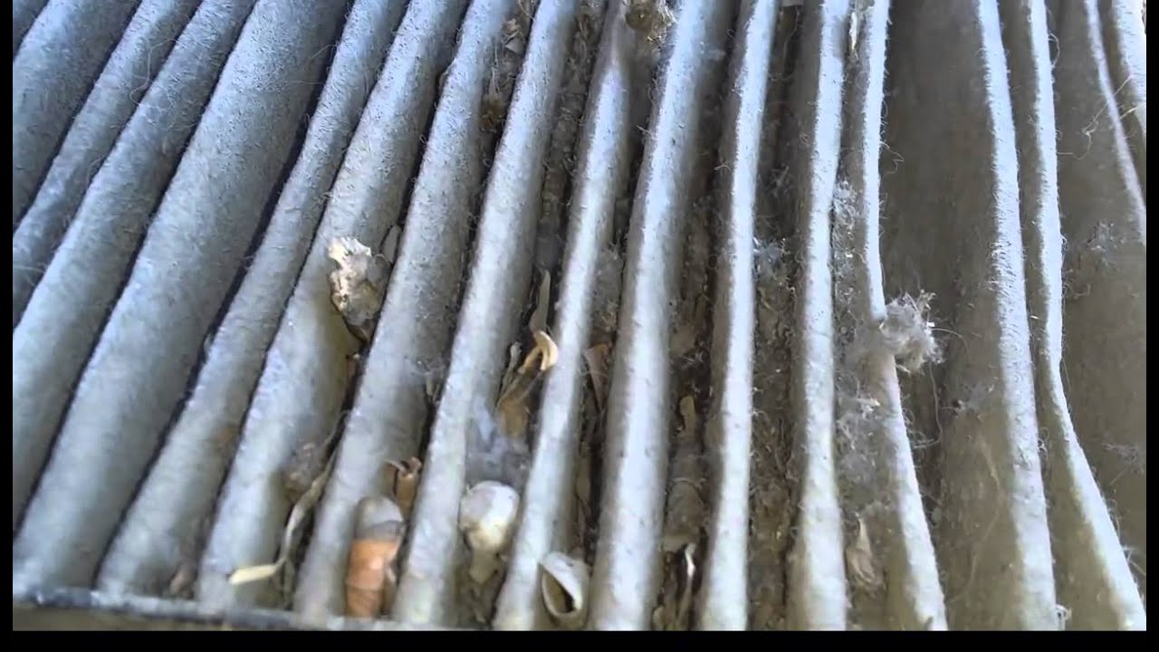 Замена салонного фильтра ВАЗ 2112 - YouTube