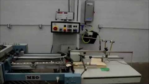 MBO T 49 Paper Folder w/ 8 Page and 16 Page Right Angles