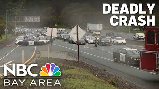 Deadly crash shuts down eastbound Highway 24 in Orinda area