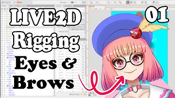 【Live2D Rigging】01: How to rig Eyes, Brows & Expressions feat. Minimal_Art