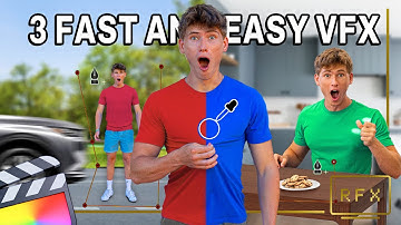 3 FAST & EASY VISUAL EFFECTS in Final Cut Pro