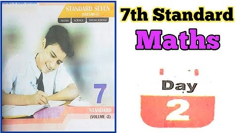 7th Standard Maths Day 2 Bridge Course Module Worksheet Answers