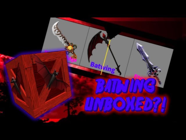 HOW TO UNBOX A BATWING GODLY! (Roblox MM2) 