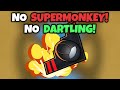 Can We Go Late Game WITHOUT Super Monkey AND Dartling? (Bloons TD Battles)